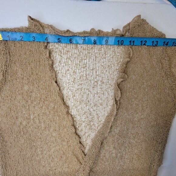 Soft Light Shrug Bolero Coverup Sheer Cardigan Size S/M - Picture 7 of 12